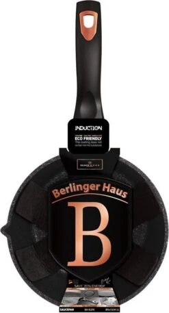 Berlinger Haus 1637 - Steelpan - Sauspan - 16 Cm - Black Rose Collection -Keukenbenodigdheden 648x1200