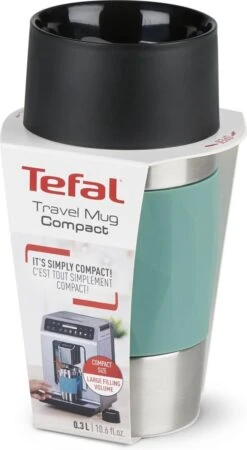 Tefal Compact Travel Mug Compact Thermosfles - 0,3 L - Groen -Keukenbenodigdheden 658x1200