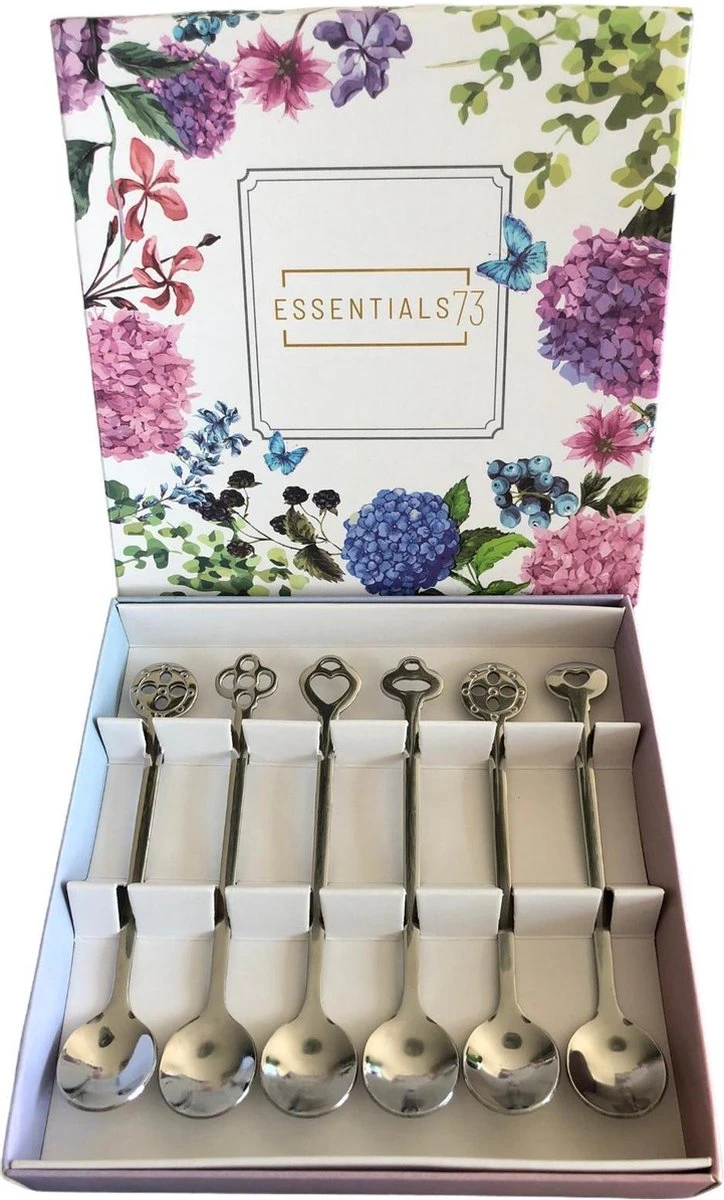 ESSENTIALS73 Luxe Theelepel - Koffielepel Set Van 6 RVS - Theelepeltje - Lepeltjes - Lepels - Koffielepeltje -Koffielepels - Theelepels - Lepel - Koffie - Thee - Lepeltje 4 ESSENTIALS73 Luxe Theelepel - Koffielepel Set Van 6 RVS - Theelepeltje - Lepeltjes - Lepels - Koffielepeltje -Koffielepels - Theelepels - Lepel - Koffie - Thee - Lepeltje - Afbeelding 2