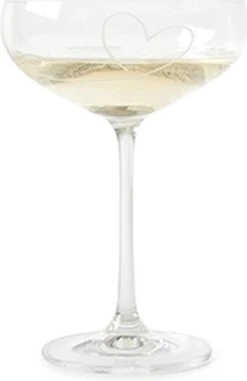 Riviera Maison Champagnecoupe, ChampagneGlas With Love Coupe - Transparant - Glas 400 Ml - 1 Stuk -Keukenbenodigdheden 778x1200 3