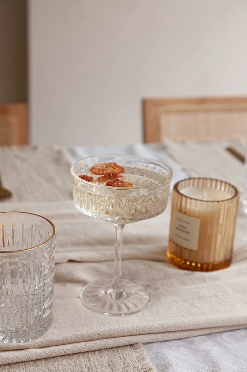 MiMa Amsterdam - Cocktail Glas - Coupe Glas, Vintage Look - Set Van 2 3 MiMa Amsterdam - Cocktail Glas - Coupe Glas, Vintage Look - Set Van 2