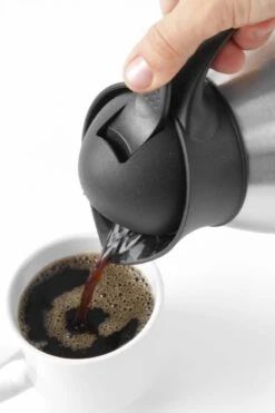 Hendi Thermoskan 1,5 Liter - Isoleerkan Met Drukknop - Zwart - Ø14,5x(H)23cm -Keukenbenodigdheden 799x1200 4