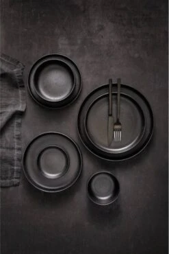 Maastricht Porselein Bord Diep Universe 21 Cm Zwart Porselein 1 Stuk(s) -Keukenbenodigdheden 802x1200