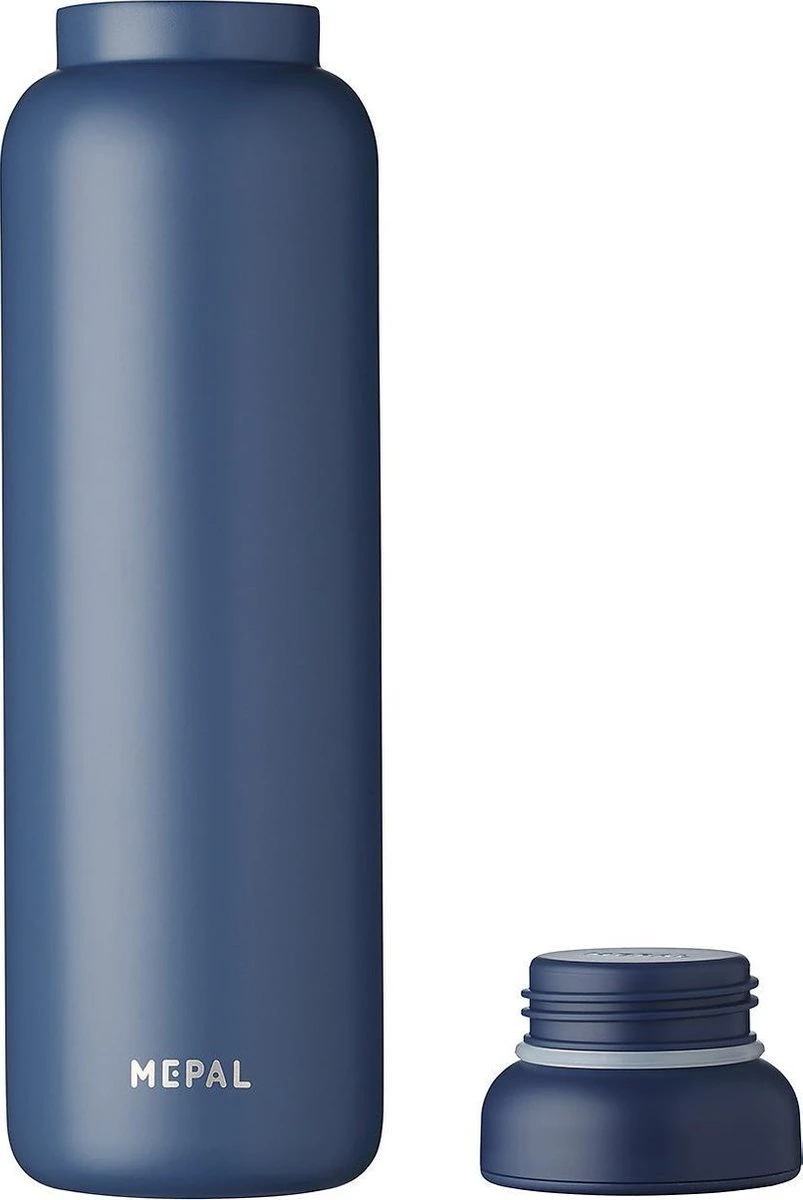 Mepal – Isoleerfles Ellipse 900 Ml – Houdt Je Drankje 12 Uur Warm En 24 Uur Koud – Nordic Denim – Geschikt Voor Bruiswater – Thermosfles – Lekdicht 4 Mepal – Isoleerfles Ellipse 900 Ml – Houdt Je Drankje 12 Uur Warm En 24 Uur Koud – Nordic Denim – Geschikt Voor Bruiswater – Thermosfles – Lekdicht - Afbeelding 2