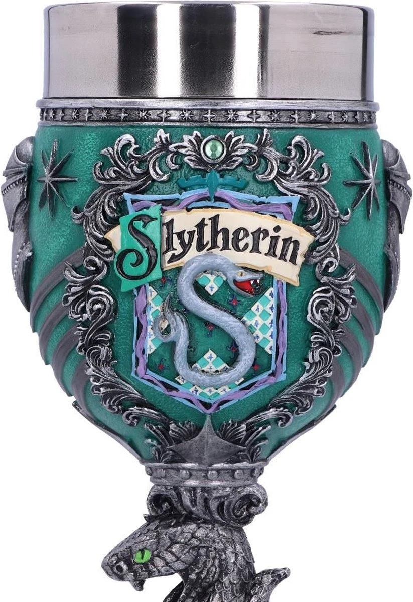 Nemesis Now - Harry Potter - Slytherin - Wijnkelk - Blauw - 19.5cm 9 Nemesis Now - Harry Potter - Slytherin - Wijnkelk - Blauw - 19.5cm - Afbeelding 7