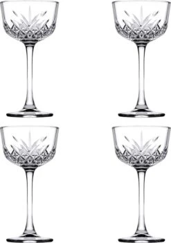 Paşabahçe Timeless - Cocktailglazen - Set Van 4 - 160ml -Keukenbenodigdheden 845x1200