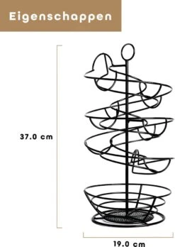 Eiermand – Eierrek – Eierhouder – Eieren – Zwart - Pasen - Tot 40 Eieren - BAULK® -Keukenbenodigdheden 852x1200