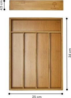 SCHOBERG Houten Bestekbak 34 Cm X 25 Cm X 5 Cm | Bamboe Enkele Keuken Bestekbak | Universele Bestekbak 9 SCHOBERG Houten Bestekbak 34 Cm X 25 Cm X 5 Cm | Bamboe Enkele Keuken Bestekbak | Universele Bestekbak -Keukenbenodigdheden 866x1200 4