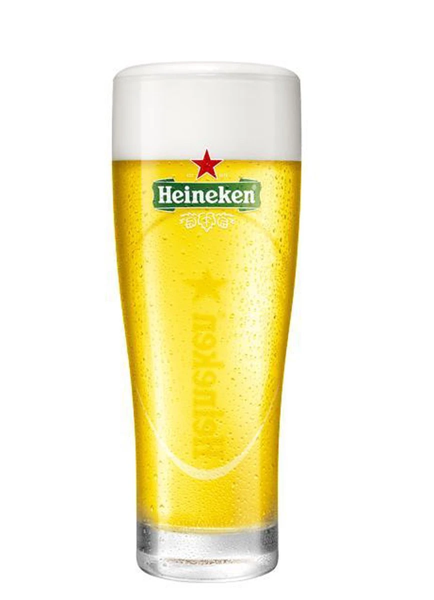 Heineken Ellipse Bierglas - 0.25 L - 6 Stuks 4 Heineken Ellipse Bierglas - 0.25 L - 6 Stuks - Afbeelding 2