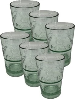 Bacardi Mojito Glazen Groen ( Set Van 6) 8 Bacardi Mojito Glazen Groen ( Set Van 6) -Keukenbenodigdheden 911x1200