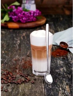 Merkloos Latte Macchiato Lepels – RVS Lange Yoghurt, Dessert Of Koffie Lepeltjes – Set Van 6 Stuks -Keukenbenodigdheden 912x1200 2