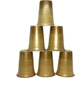 Merkloos Gold Cups - 50stuk(s) - 475ml - Party Cups - Drankspel - Beerpong Bekers - Beerpong - Plastic Bekers -Keukenbenodigdheden 926x1200 1