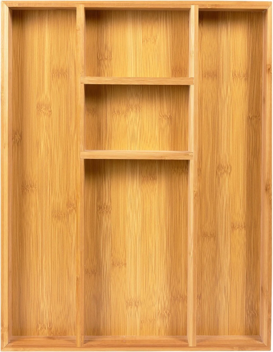 Coninx Bestekbak Bamboe 36CM Breed - Besteklade - Opbergbak - Duurzaam - Voor Laden Vanaf 47cm Diep 3 Coninx Bestekbak Bamboe 36CM Breed - Besteklade - Opbergbak - Duurzaam - Voor Laden Vanaf 47cm Diep