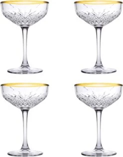 Pasabahce Champagnecoupe Timeless 27 Cl - Transparant Goud 4 Stuk(s) 13 Pasabahce Champagnecoupe Timeless 27 Cl - Transparant Goud 4 Stuk(s) -Keukenbenodigdheden 940x1200 3