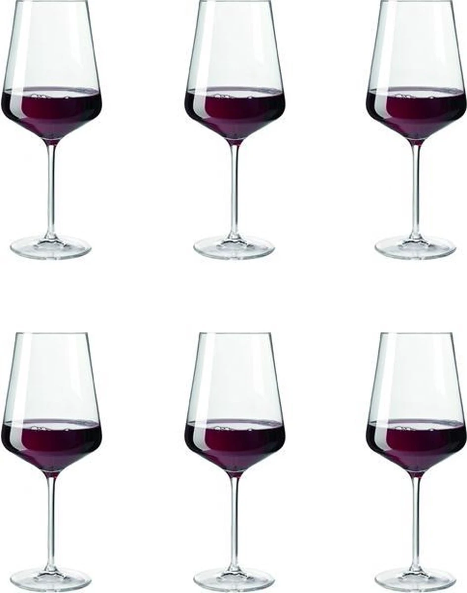 Leonardo Puccini Rode Wijnglas Groot - 750 Ml - Hoogte 26 Cm - 6 Stuks 8 Leonardo Puccini Rode Wijnglas Groot - 750 Ml - Hoogte 26 Cm - 6 Stuks - Afbeelding 6