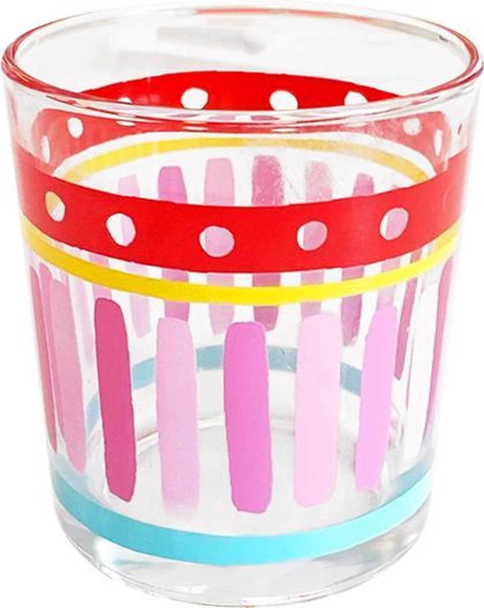 BLOND AMSTERDAM EB: GLASS UNI PINK STRIPE 3 BLOND AMSTERDAM EB: GLASS UNI PINK STRIPE