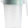 Waterkan/sapkan Transparant/mintgroen Met Deksel 2 Liter Kunststof�- Smalle Schenkkan Die In De Koelkastdeur Past 2 Waterkan/sapkan Transparant/mintgroen Met Deksel 2 Liter Kunststof�- Smalle Schenkkan Die In De Koelkastdeur Past -Keukenbenodigdheden 960x1200