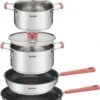 TEFAL G720S604 6-delige Stapelbare Pannenset OPTI'SPACE - RVS - Alle Kookplaten Inclusief Inductie -Keukenbenodigdheden 960x1200 3
