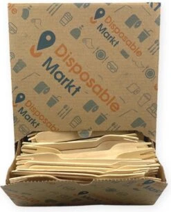 750 Stuks Houten Vork In Dispenser Box - Houten Bestek - Vorken - Bio Vorken - Hout In Dispenserdoos - Dispenser Doos Bestek - Karton Dispenser - Papier Dispenser Box Met Bestek - Cutlery - Biologisch Afbreekbaar - Milieuvriendelijk - FSC - Wegwerp -Keukenbenodigdheden 971x1200 1