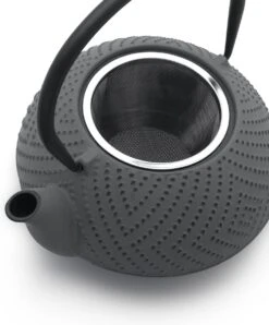Bredemeijer Theepot Fujian 1.2L Met Filter Warm Grijs -Keukenbenodigdheden 996x1200
